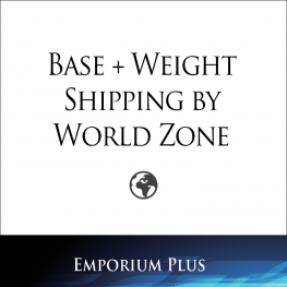 Base + Weight Shipping by World Zone