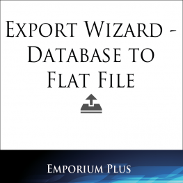 Export Wizard - Database to Flat File