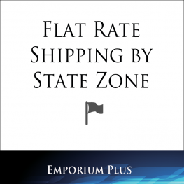 Flat Rate Shipping by State Zone