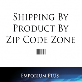 Shipping by Product by Zip Code Zone