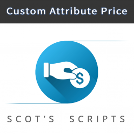Custom Attribute Price