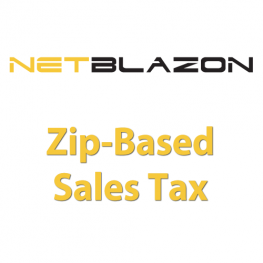 Zip Based Sales Tax